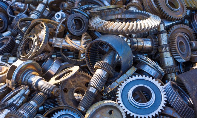 decorative image: scrap metal
