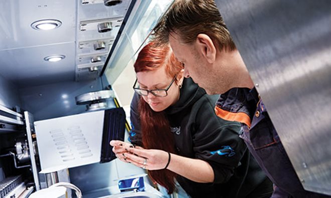 Research and development at Hofors steel production site